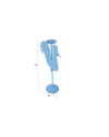 BIRD CANDLE STAND (BLUE) BIRD CANDLE STAND (BLUE)